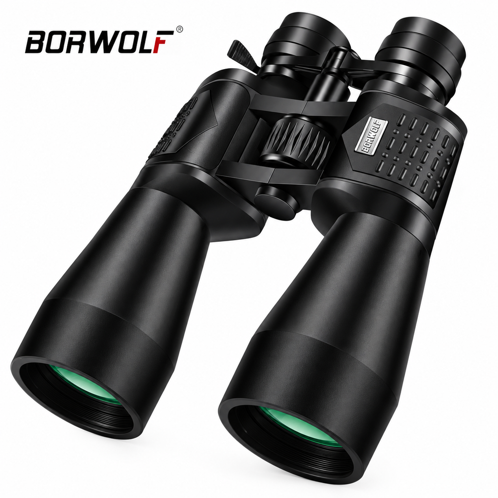 Jumelles d’Observation Vision Nocturne 15–450×60 – Zoom Réglable & Prismes BAK4