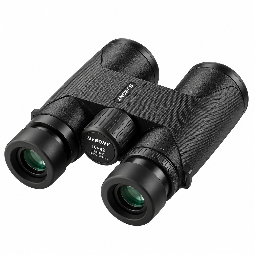 Jumelles d’Observation SVBONY SA202 10×42 – Optique Multicouche & Étanchéité IPX4