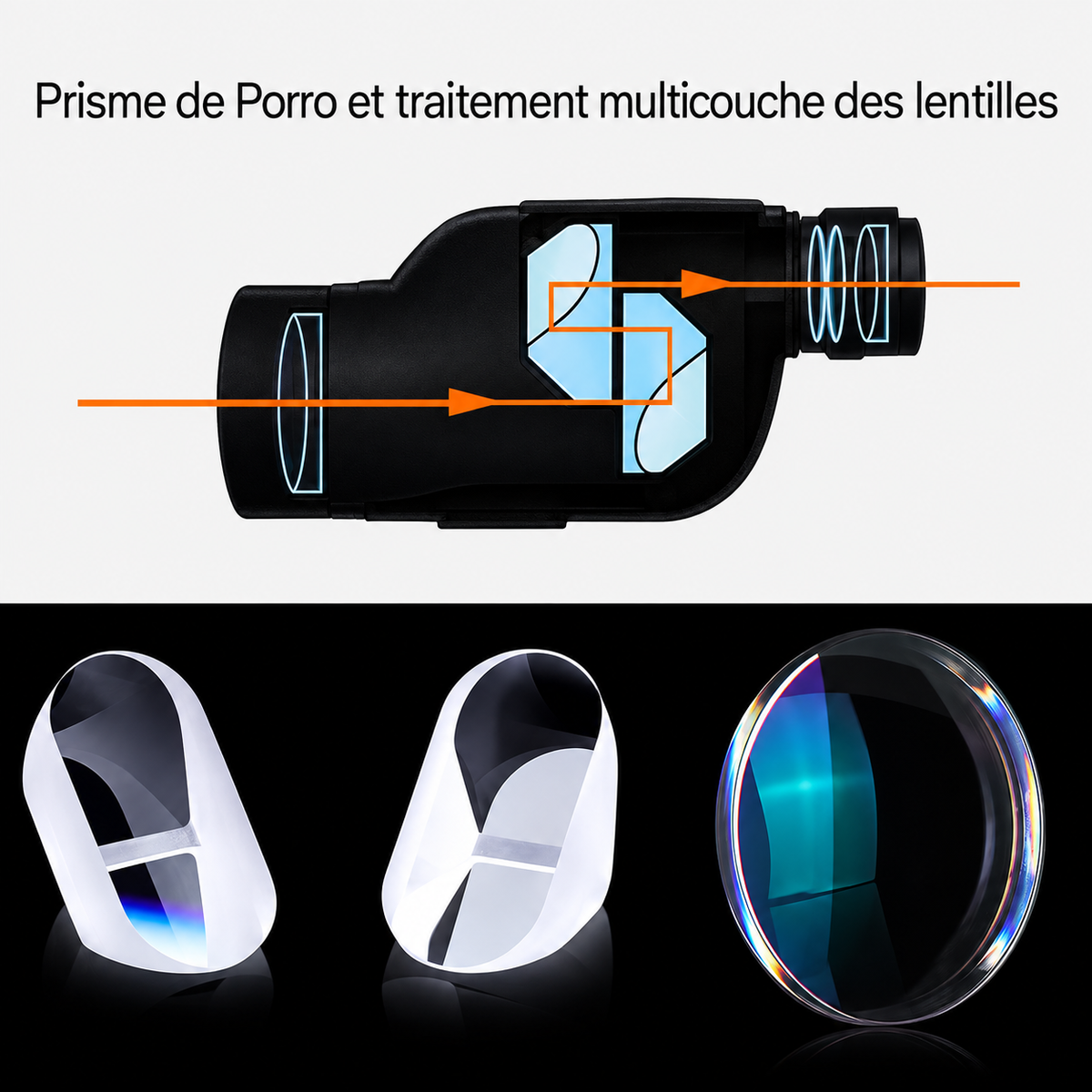 Longue-Vue Monoculaire SV49 13×50 – Zoom Réglable & Optique Multicouche