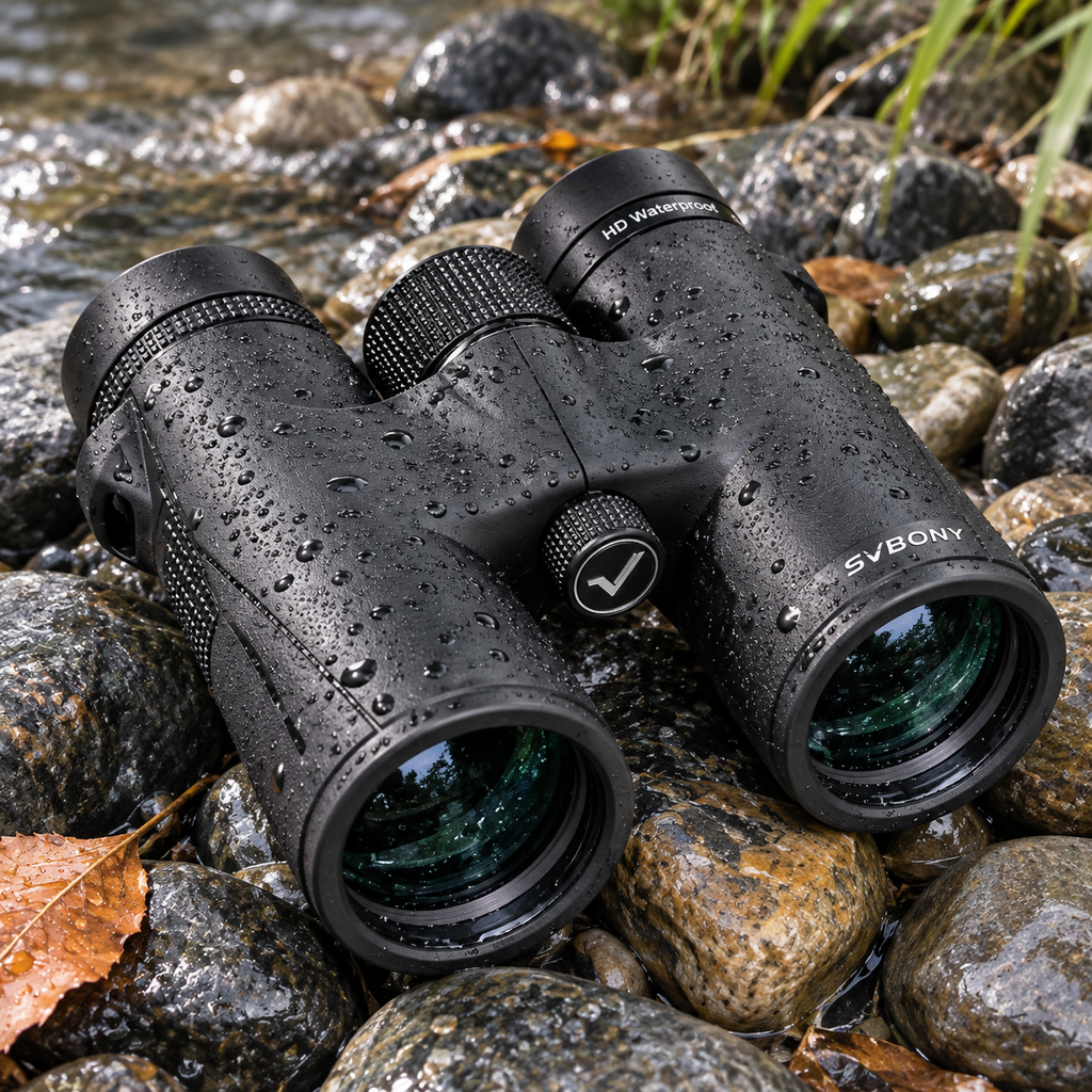 Jumelles d’Observation SV47 10×42 – Étanchéité IPX7 & Longue Portée